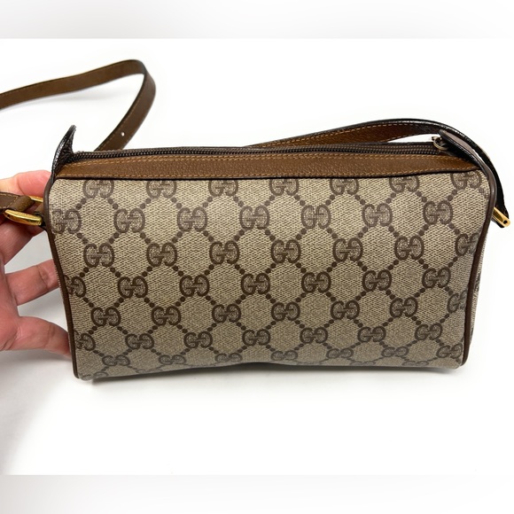 Gucci Crossbody Shoulder Bag Vintage Gucci Web Sherry Line - Picture 4 of 15